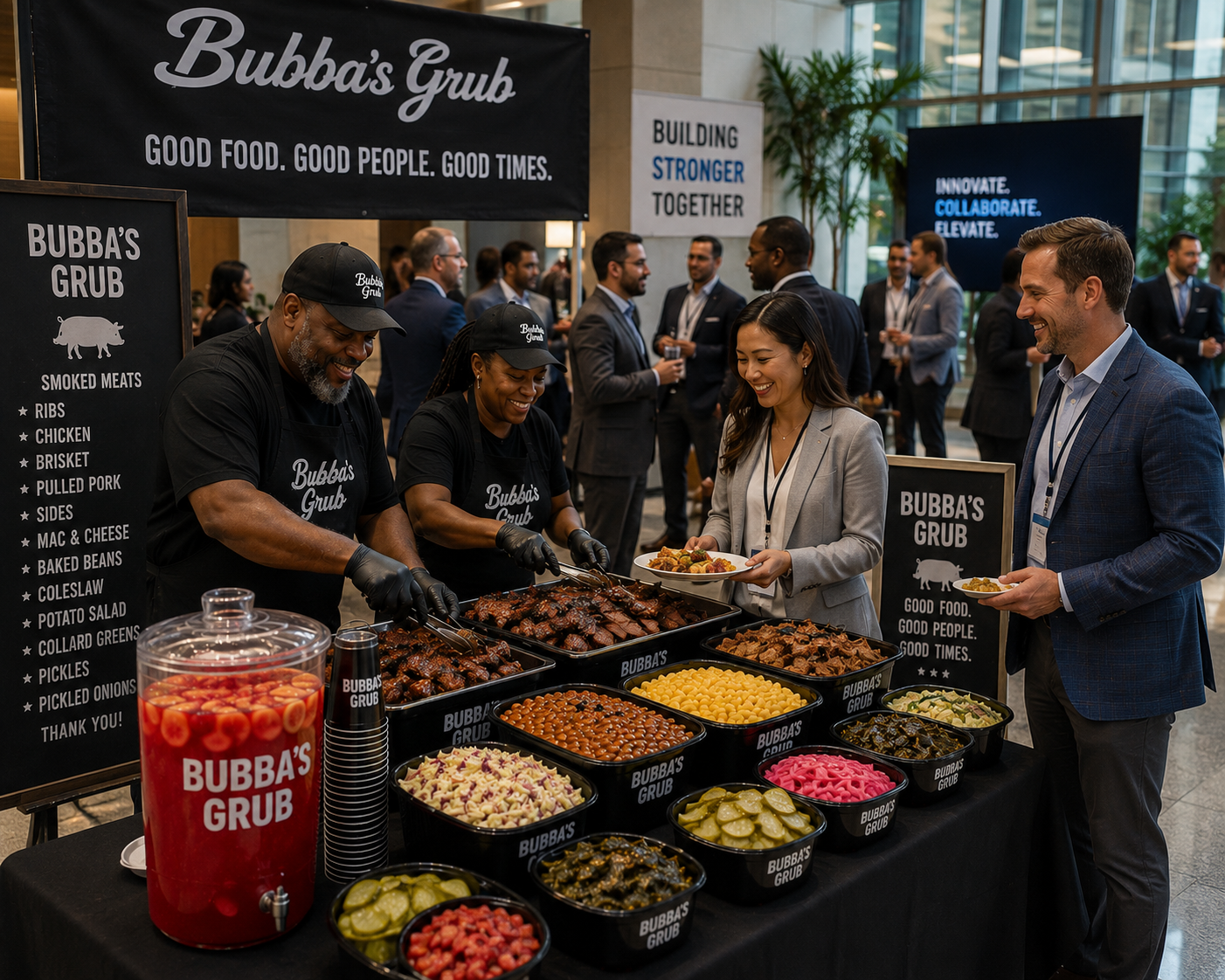 Bubba's Grub corporate and workplace catering